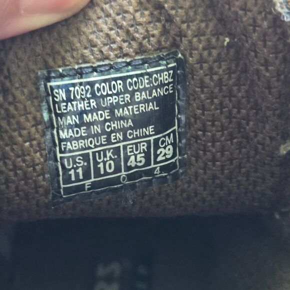 Vintage Skechers Logger Boots Mens Size 11 Leather Cascades Oil Resist Work Y2K - Picture 10 of 12